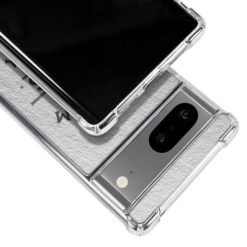 NHL Anaheim Ducks Black Text Google Pixel 8 Clear Case